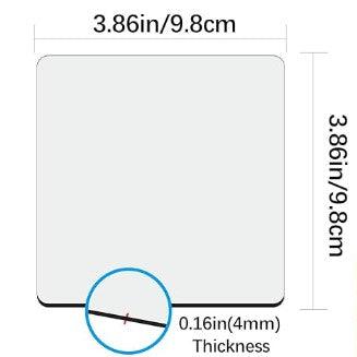 Customize Hardboard Square Cup Coasters