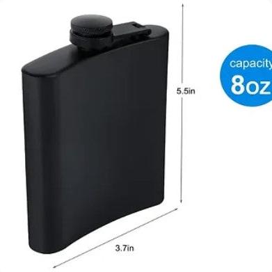 8oz Aluminum Flask