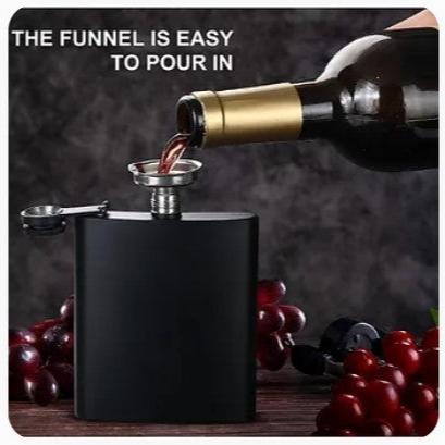 8oz Aluminum Flask