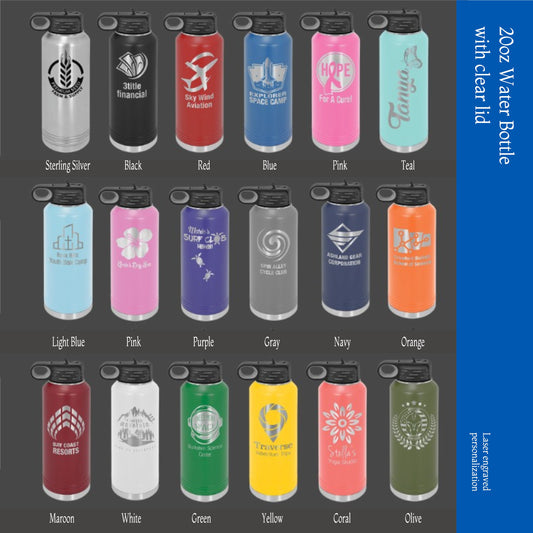 20oz Tumbler / Water Bottle / Travel Mug Polar Camel