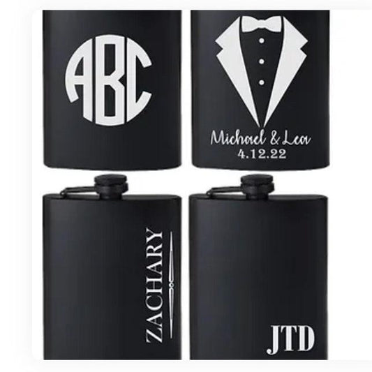 A Customize Flask Wedding Groom Gift