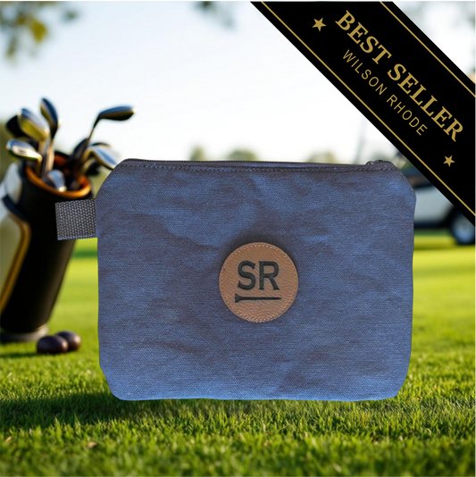 Handcrafted Canvas & Leather Patch Pouch